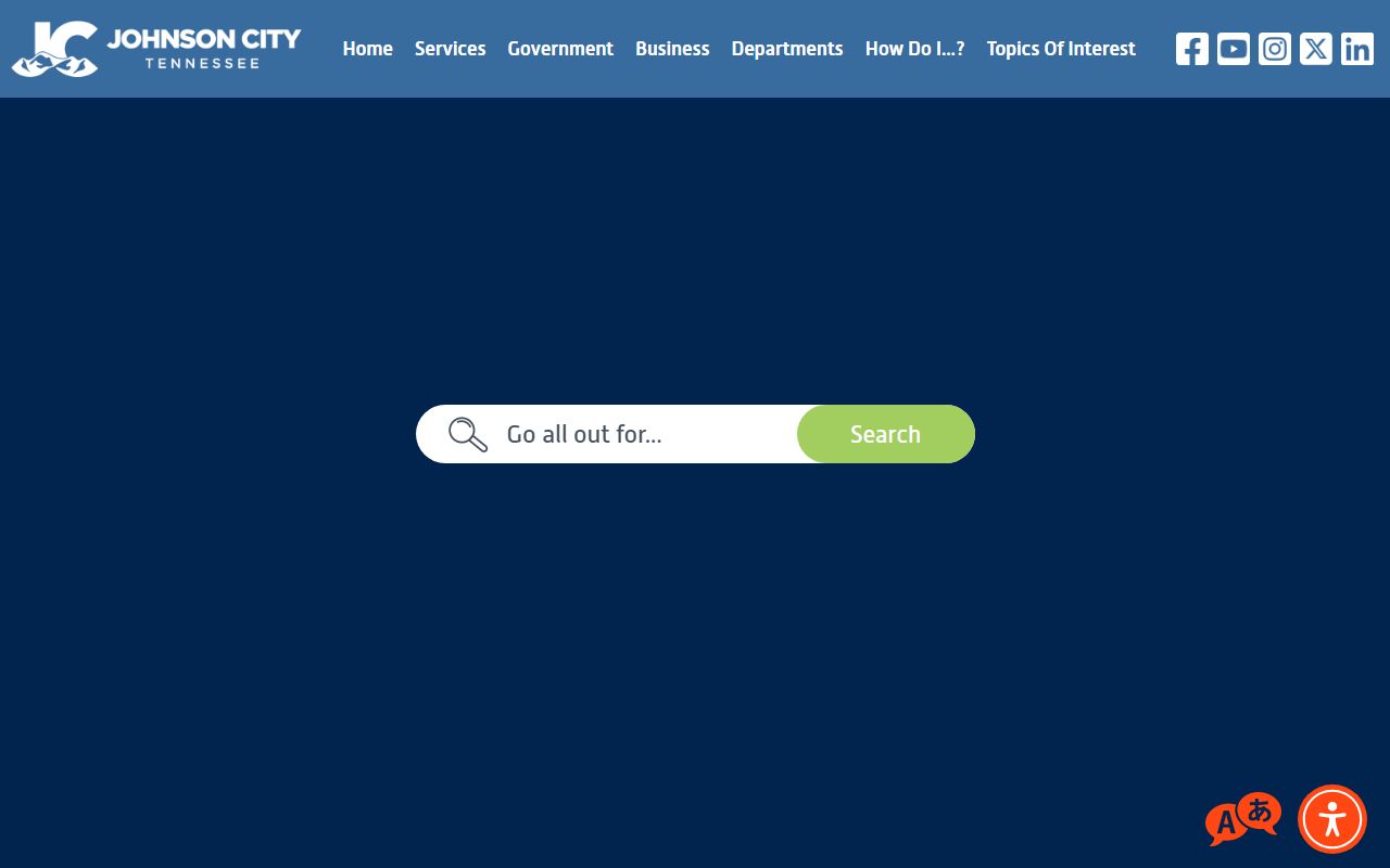 Johnson City criminal records information on the city government website
