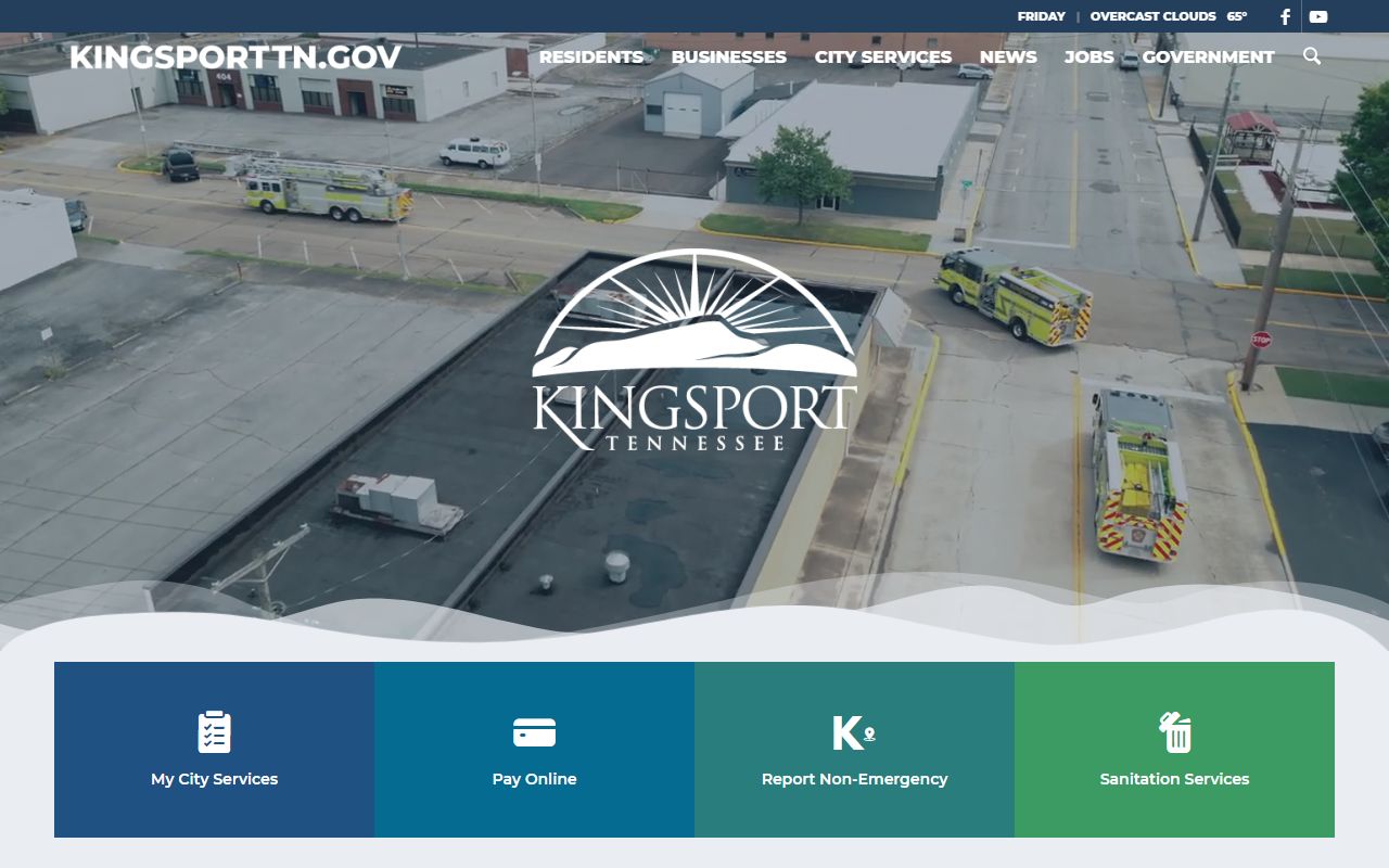 Kingsport criminal records information on the city government website
