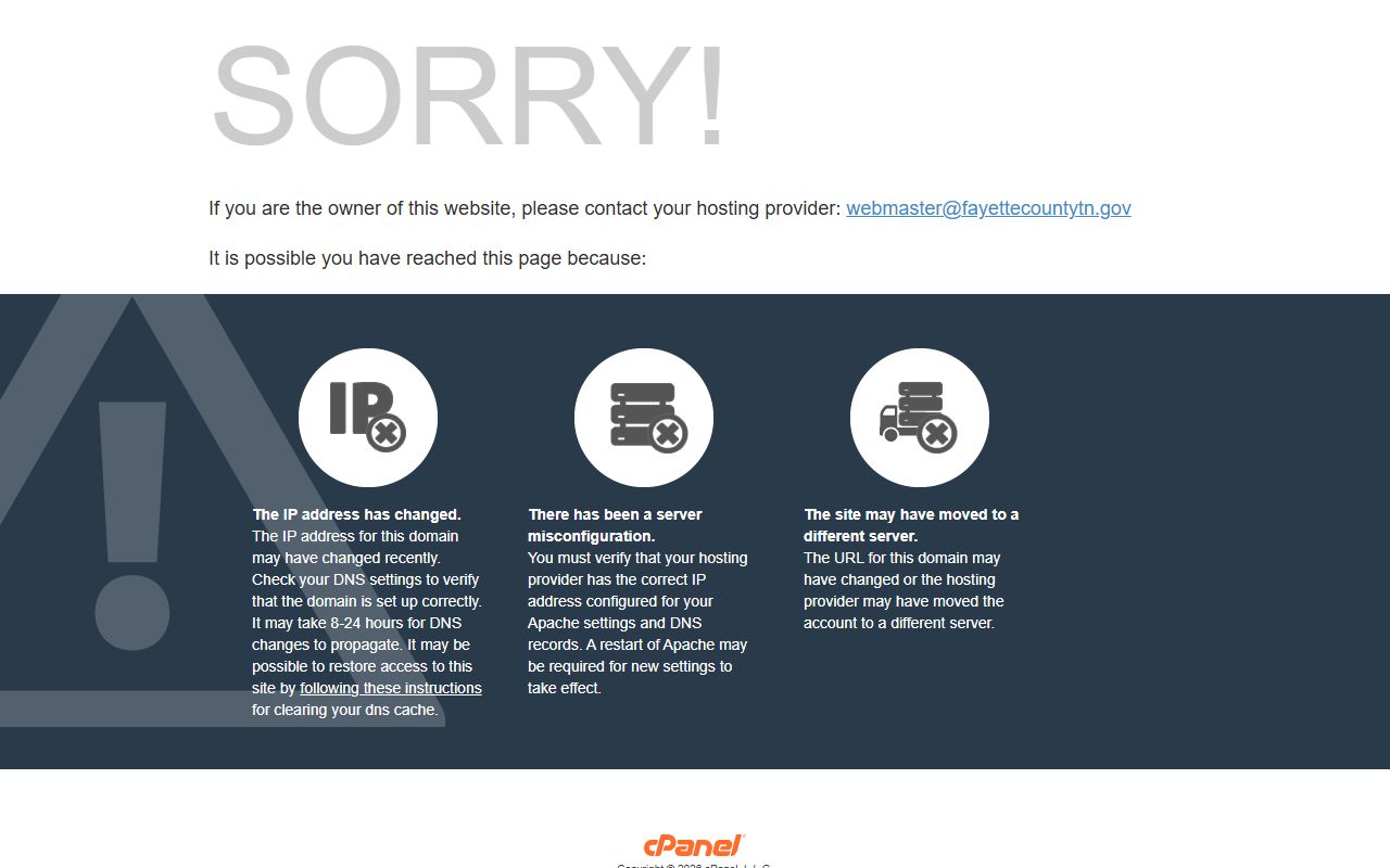 Fayette County government website for criminal records