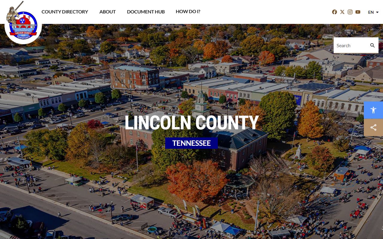 Lincoln County government website for criminal records