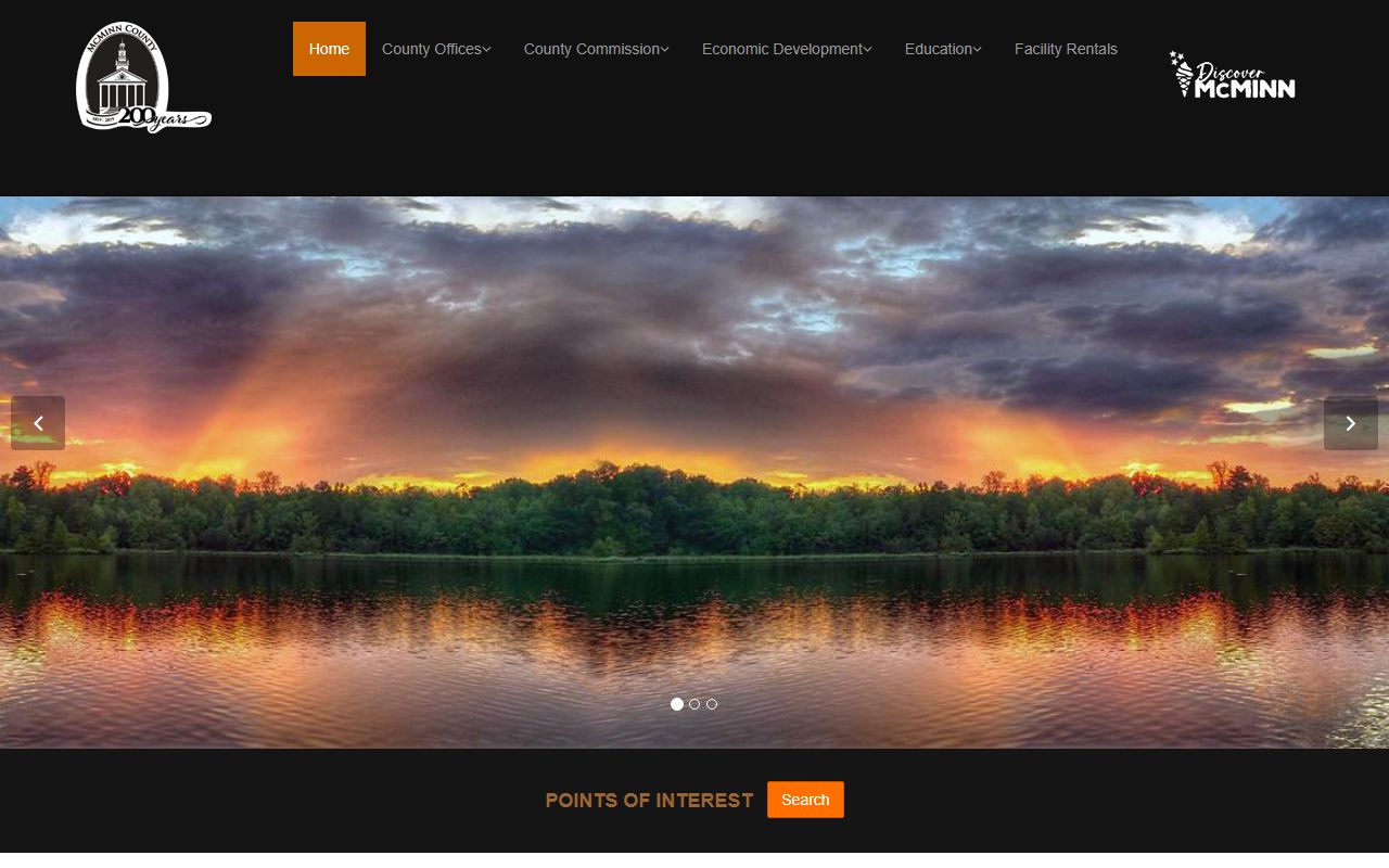 McMinn County government website for criminal records