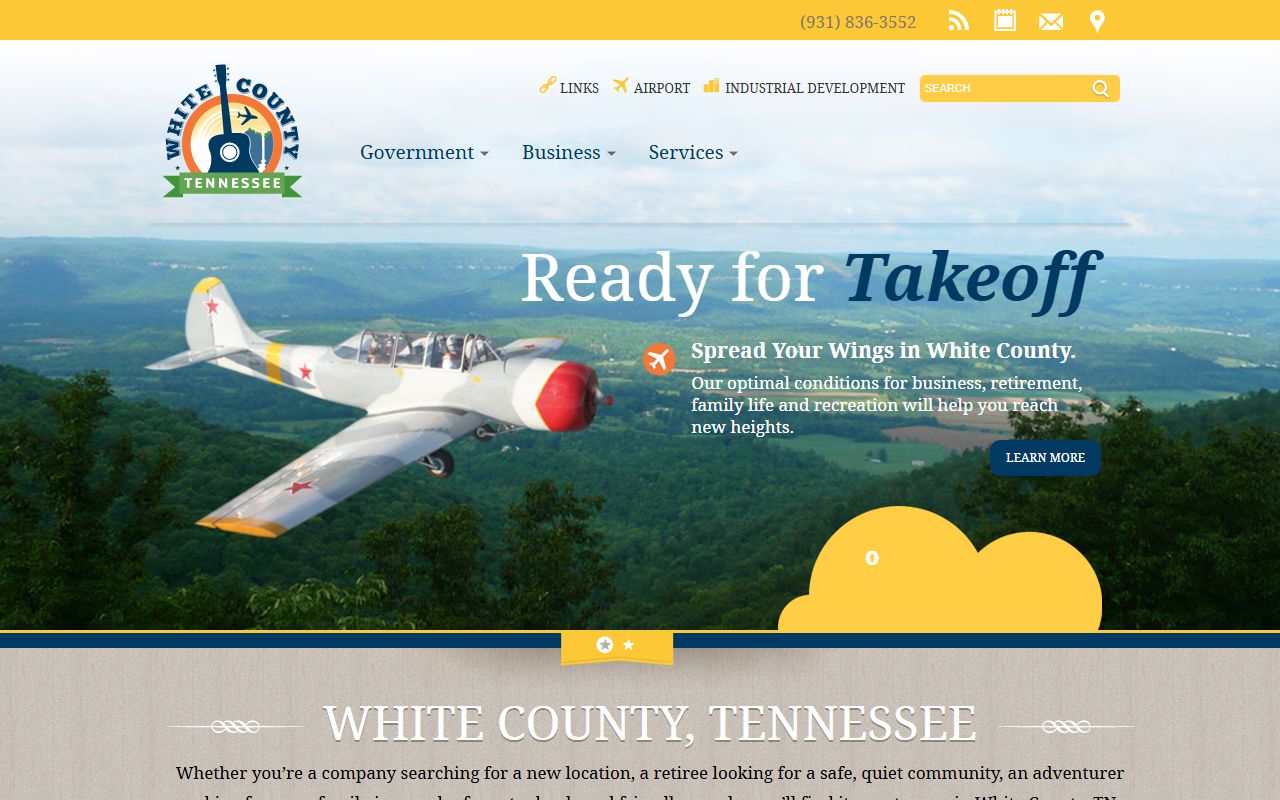 White County criminal records search with local county government image