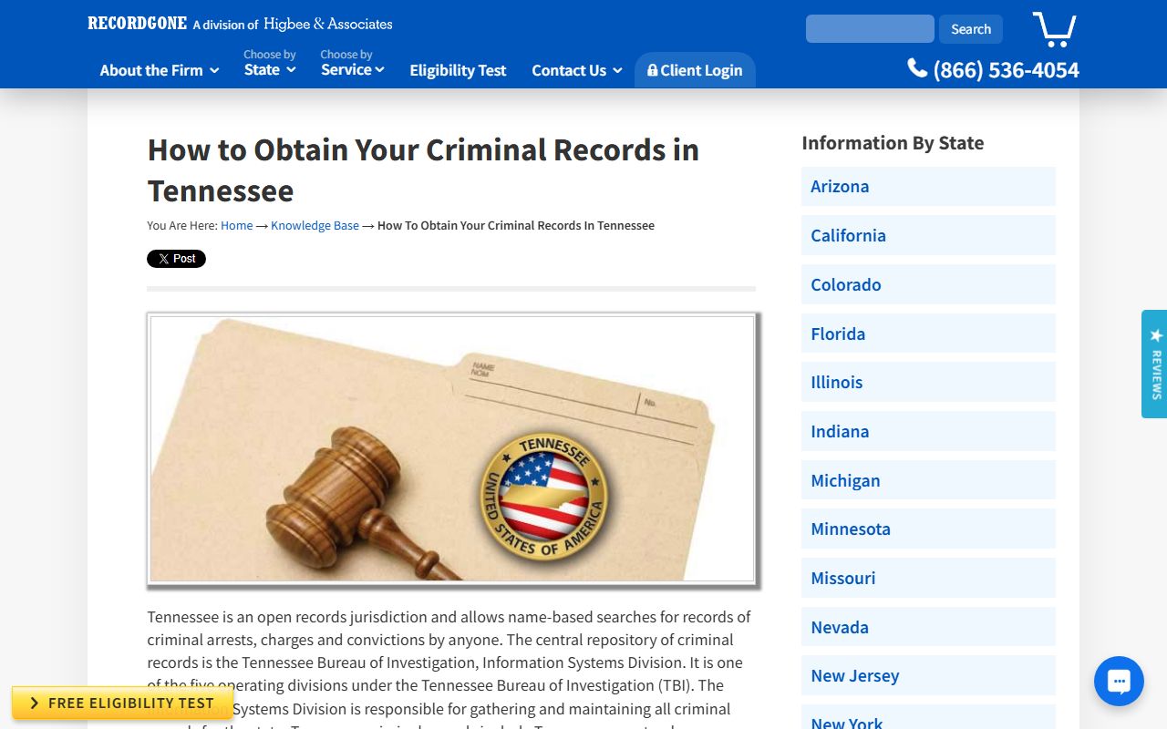 McNairy County criminal records statewide access guidance